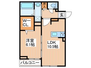 グレース讃良の物件間取画像